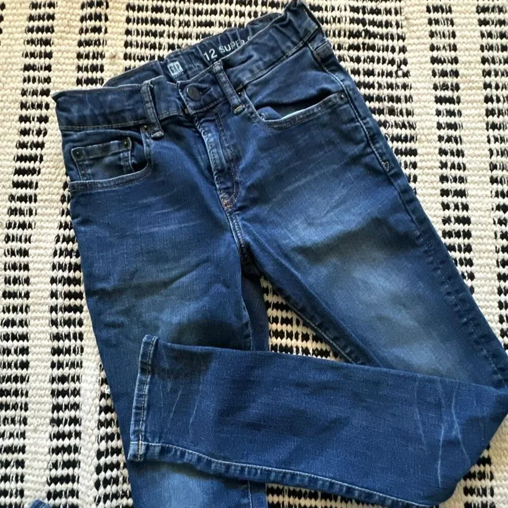 Gap Size 12 Girls super skinny Denim pants jeans girls